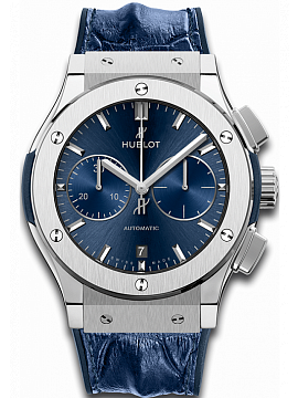  HUBLOT Classic Fusion Blue Chronograph Titanium 521.NX.7170.LR